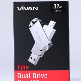 Flashdisk vivan VOM132 dual port USB dan micro USB