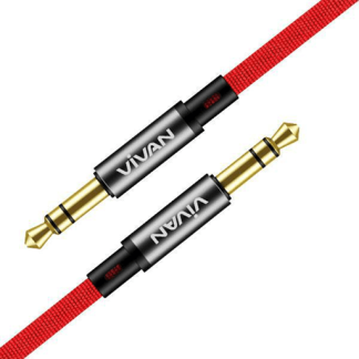 Kabel AUX Vivan Hi-Fi 3.5MM Hitam
