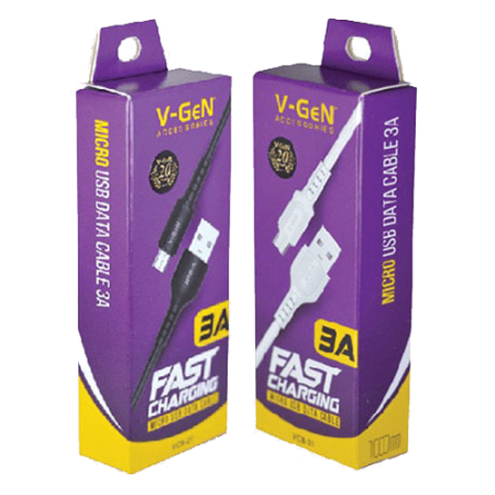 Kabel Micro 3A VGEN VCB-21 Hitam