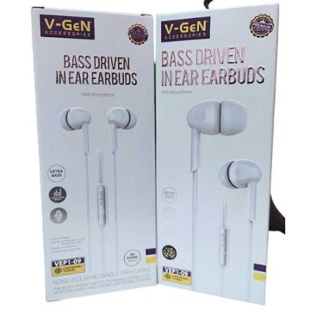 Headset Kabel VGEN VEP1-09 Putih