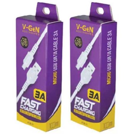 Kabel Micro 3A VGEN VCB-21 Putih