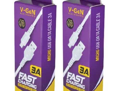 Kabel Micro 3A VGEN VCB-21 Putih