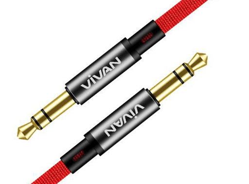 Kabel Audio AUX Vivan Hi-Fi 3.5MM Hitam