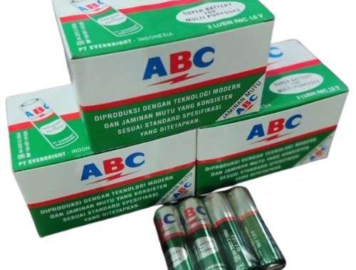 Batu Batre AA ABC Hijau Satuan