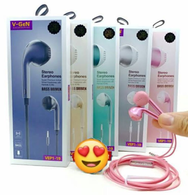 Headset Kabel VGEN VEP1-19 Hijau