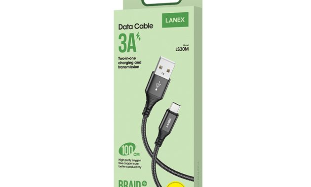 Kabel Micro USB 3A LANEX LS30M