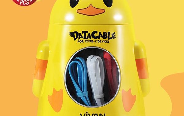 Kabel Type-C 2.4A VIVAN CBC100S Colorful
