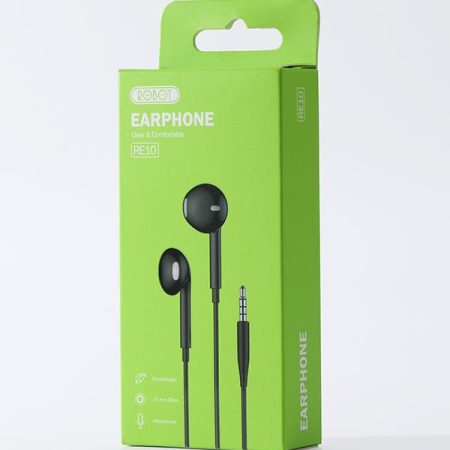 Headset Kabel ROBOT RE10 Hitam
