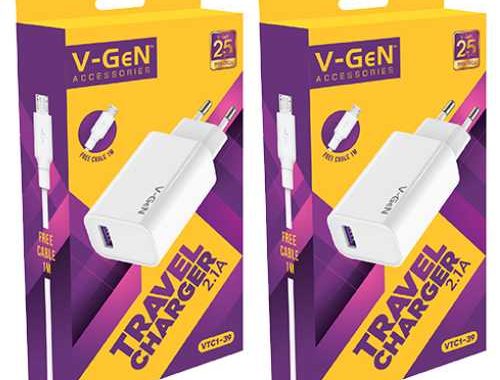 Adapter Charger Pack 2.1A VGEN VTC1-39