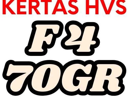 Kertas HVS F4 70gr 1 Lembar