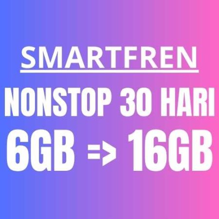 V Smartfren 30Harian Nonstop 6GB => 16GB