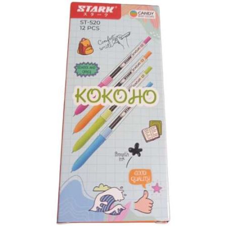 Pulpen Gel Hitam STARK KOKOHO ST-520
