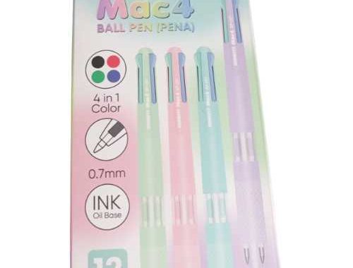 Pulpen 4 Warna 0.7 BENEFIT MAC4