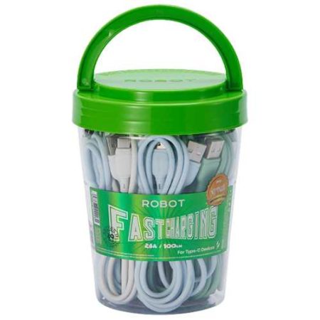 Kabel Type-C 2.4A ROBOT RBC100II Colorful 100cm