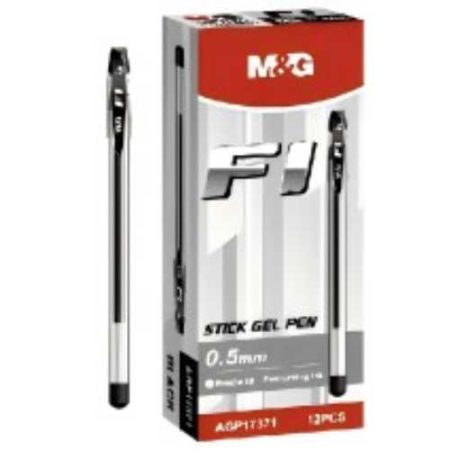 Pulpen Gel Hitam 0.5MM M&G F1