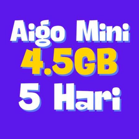 V Axis AIGO Mini 4.5GB + Lokal 5hr => 6GB