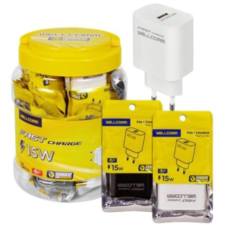Adapter Charger 3A 15W WELLCOMM TC 07 TOPLES 15 FC 01