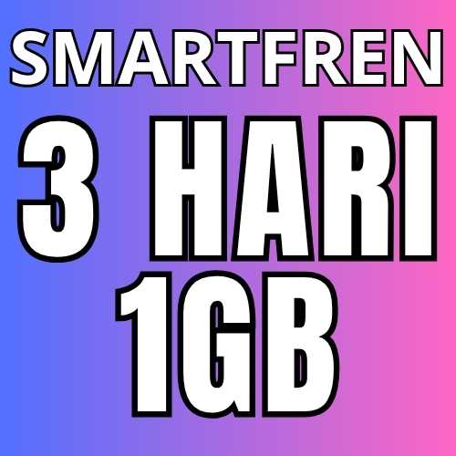 V Smartfren 3Harian 1GB