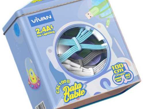 Kabel Iphone 2.4A 12W VIVAN CSL100B