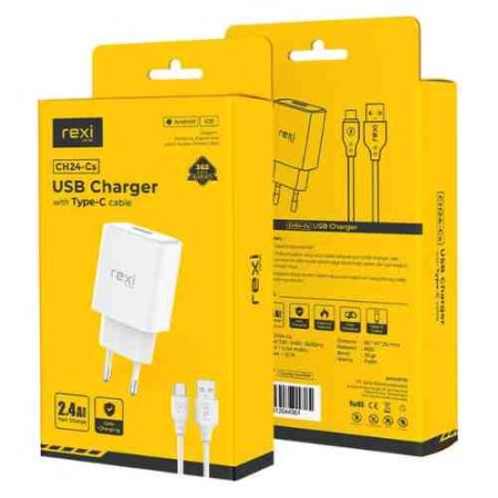 Adapter Charger Pack 2.4A REXIONE CH24-CS