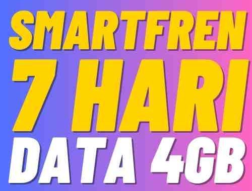 V Smartfren 7Harian DATA 4GB