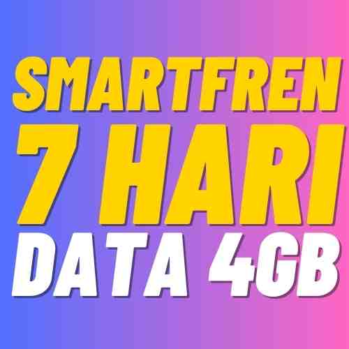 V Smartfren 7Harian DATA 4GB