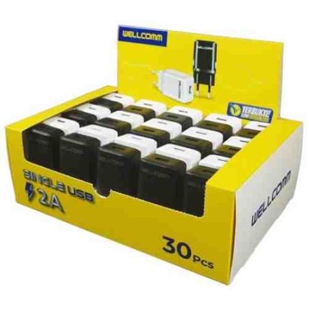 Adapter Charger 2A WELLCOM TC 02 BOX 30 2A 01 MIX