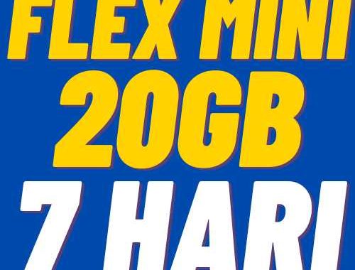V XL 7Harian Flex Mini 20GB, 7hr