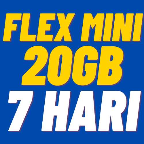 V XL 7Harian Flex Mini 20GB, 7hr