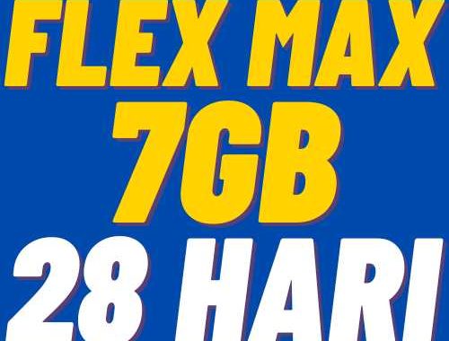 V XL 28Harian FlexMax 7GB, 28hr