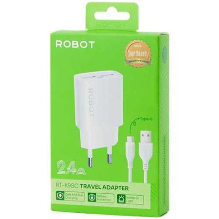 Charger Pack 2.4A Dual Port ROBOT RT-K9SC