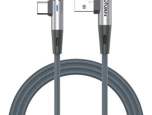 Kabel Type C 2.4A VIVAN BWC100S Gray