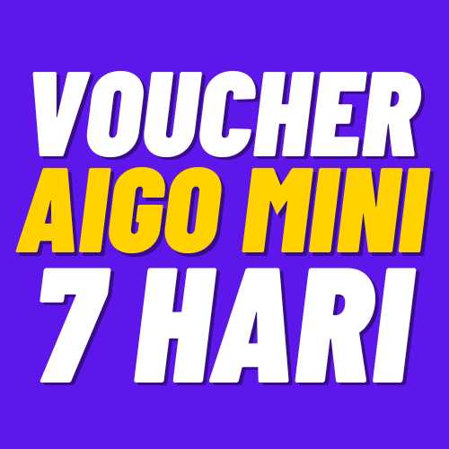 V Axis 7Harian AIGO Mini 4GB+ Lokal 7hr