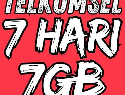 V Tsel 7Harian 7GB