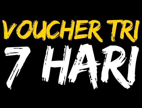 V Tri 7Harian 10GB | 15GB | 15GB - 7 Hari