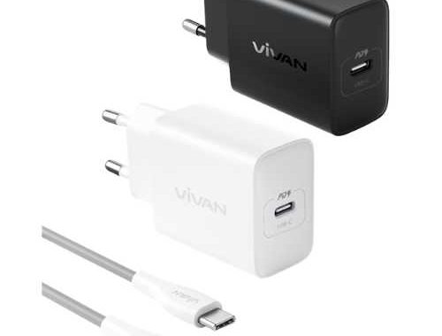Charger Pack 20W VIVAN C20SL plus Kabel Lightning Iphone
