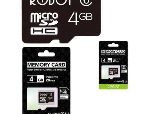 Micro SD ROBOT 4GB With Package