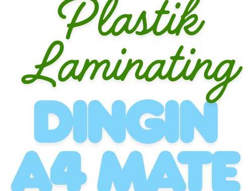 Plastik Laminasi Dingin Mate A4+