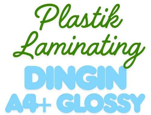 Plastik Laminasi Dingin Glossy A4+