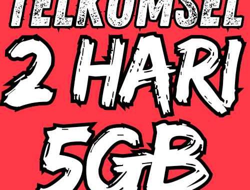 V Tsel 2Harian 5GB